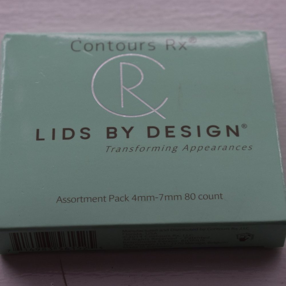 New Sealed Lids By Design eyelid lifting Strips 1 box 4mm-7mm 80 COUNT